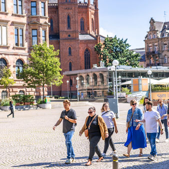 Eine Stadtführung in Wiesbaden